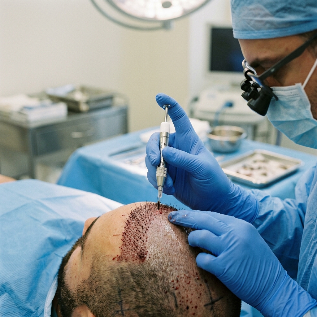 تقنية أقلام تشوي DHI في عمليات زراعة الشعر